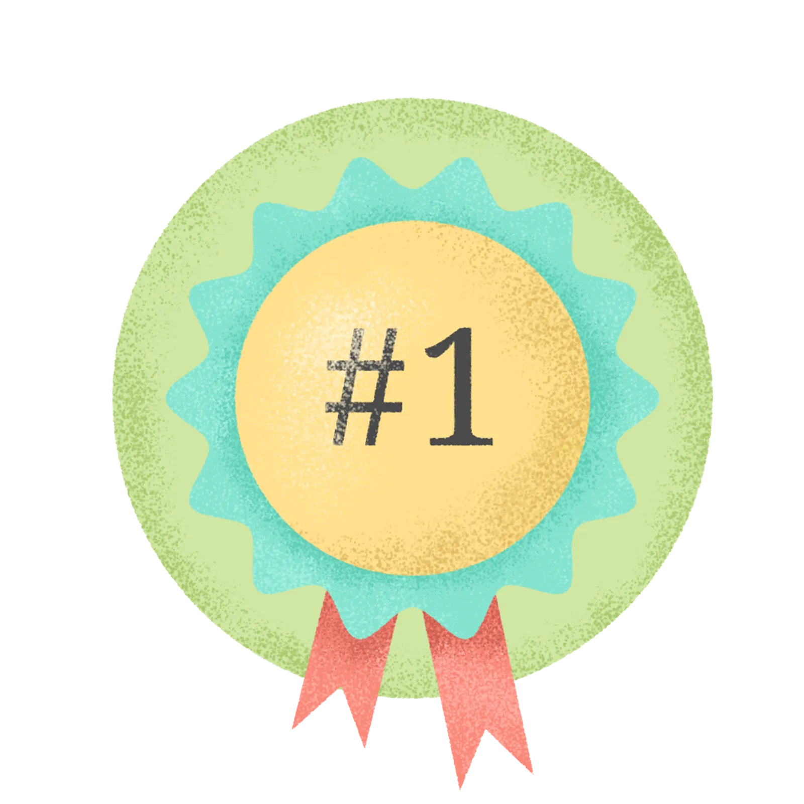 Number one award rosette, marking the top pick among compliance AI tools for advertising