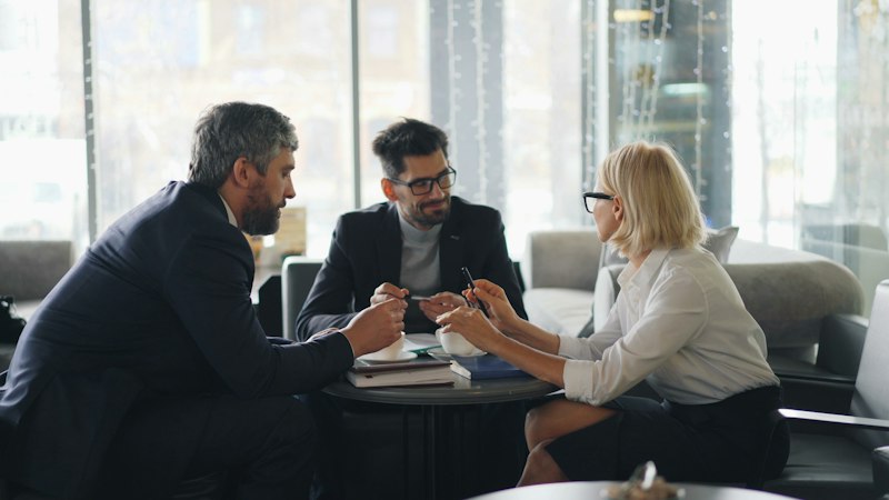 Business team in a meeting, the B2B and comparative ads the BPRs cover
