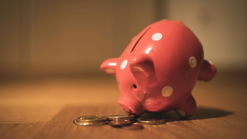 Piggy bank with coins, the savings accounts BCOBS 2 covers