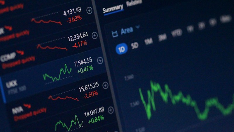 Trading app showing share prices, the investments COBS 4 covers